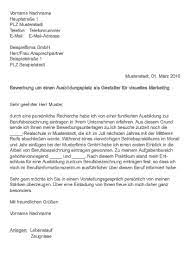 Neben dem bewerbungsschreiben gehören lebenslauf, zeugnisse und (freiwillig!!) ein foto zur bewerbung. Muster Bewerbung Als Gestalter Fur Visuelles Marketing