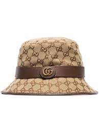 Gucci Gg Canvas Fedora Farfetch In 2021 Gucci Bucket Hat Gucci Hat Cute Hats