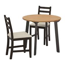 Gamlared Lerhamn Table And 2 Chairs Light Antique Stain Black Brown Vittaryd Beige Ikea Dining Sets Ikea Dining Dining Furniture Sets
