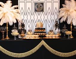 Maybe you would like to learn more about one of these? Party Table Decorations Ideas Roaring 20s 40 Ideas Art Deco Party Trendy Party Decor Gatsby Party Decorations