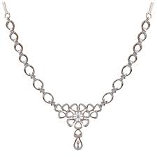 Diamond Necklace Set Png Diamond Necklace Set Pink Gold Necklace American Diamond Jewellery