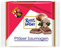 Ritter Sport Fake Schokolade Pfalzer Saumagen Palatine Sports Trick R Treat