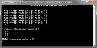 Cara membalik matriks 3x3 2 metode:cara klasik mencari invershasil perkalian skalar (menggunakan aljabar grassmann) mencari invers matrik 3x3 secara manual adalah pekerjaan yang membosankan. Program Sederhana Penghitung Determinan Matriks 3 3 Dengan C Danioyo