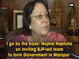 I go by the book: Najma Heptulla