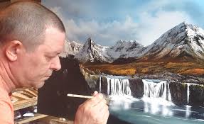 Here's an oil painting progression from the magical Isle of Skye, a few  weeks work condensed into a few seconds. There's not many places I'd rather  be than in this spot.