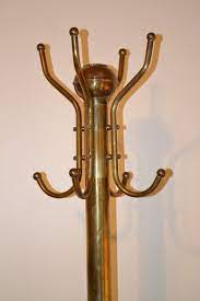 Vintage Brass Coat Rack Hat Rack Tall Antique Panchosporch Etsy Coat Rack Vintage Brass Hat Rack