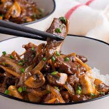Beef Mushroom Ginger Stir Fry Marion S Kitchen Recipe In 2021 Beef Recipes Beef Stir Fry Recipes Asian Recipes