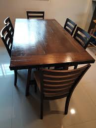 .for ornate, upholstered traditional chicago dining chairs or subdued, sleek dining chairs to accent your modern dining room table, the roomplace browse our wide selection of elaborately carved traditional dining chairs, or comfortably casual woven dining room chairs to match your style. Picket And Rail Chicago Dining Table 6 Chairs Rrp 2025 Furniture Home Living Furniture Tables Sets On Carousell
