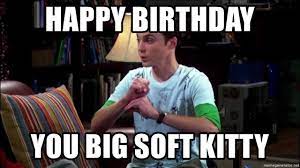 Happy Birthday You Big Soft Kitty Mientras Tanto En The Big Bang Theory Meme Generator