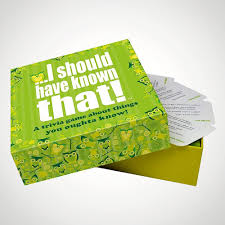 Oct 24, 2021 · trivia questions also make excellent ice breaker questions if you're looking for questions to ask a crush or someone you're just getting to know for the first time. I Should Have Known That Trivia Game Menkind