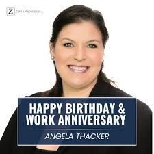Happy Birthday and Happy 10-Year Work Anniversary to our amazing Office  Manager, Angela Thacker! 🥳⁠ ⁠ For a decade, Angela has been a cornerstone  of Zehl & Associates. Her incredible dedication and