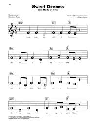 Check spelling or type a new query. Sweet Dreams Are Made Of This Noten Eurythmics E Z Play Today