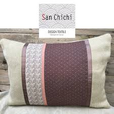 L'esprit ethnique va imprégner ton maison grâce à ce coussin lin ethnique!! Housse De Coussin Lin Et Coton Japonais