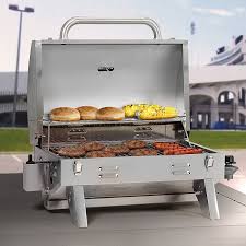 A Portable Propane Gas Grill With Sturdy Construction Made From Stainless Steel Tailgate Grilling Propane Gas Grill Propane Grill