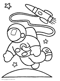 Awesome printable activity coloring pages for kids. Coloring Pages For Boys Astronaut Coloring Pages Printable Com