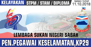 Sabah juga sering dirujuk sebagai negeri di bawah bayu kerana kedudukan negeri tersebut yang sangat strategik di bawah laluan angin monsun. Jawatan Kosong Negeri Sabah 2018 Penolong Pegawai Keselamatan Gred Kp29 Job Jawatan Kosong