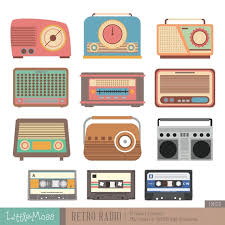 The best selection of royalty free radio clipart vector art, graphics and stock illustrations. Retro Radio Digital Clipart Etsy