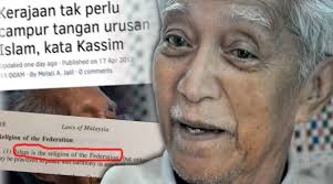 Oleh karena itu saya belajar tentang islam. Terkini Kassim Ahmad Hapuskan Islam Sebagai Agama Persekutuan Berita Viral