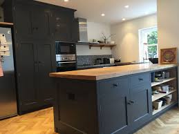 A solid light oak shaker frame door complemented with. Image Result For Graphite Kitchen Wood Worktop And Shelves Tall Kitchen Cabinets Wood Worktop Pine Kitchen