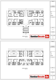 Site lebar ke belakang, 2 lantai model atap perisai. Denah Kantor Desain Bangunan Desain Rumah Gambar Banguna Flickr