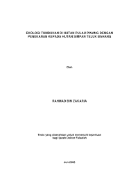 Hujan lebat sepanjang tahun membantu tumbesaran tanaman terutamanya yang memerlukan banyak air. Pdf Ekologi Tumbuhan Di Hutan Pulau Pinang Dengan Penekanan Kepada Hutan Simpan Teluk Bahang Qk901 R147 2008 F Rb