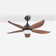 Parocela 7 drawer dresser : Dimmable Mid Century Modern Fan Ceiling Light In Black And Brown For Living Room Ceiling Fans
