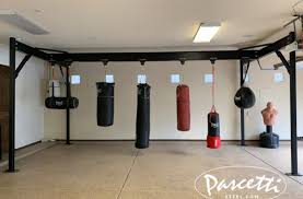 The Phat Rack Free Standing Punching Bag Frame By Pascetti Steel Is A Large Steel System Designed To Support Multipl Home Gym Design Diy Home Gym Gym Design