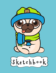 Sharpie (or something to draw with) paper … Sketchbook Cute Pug Dog With Scalf Hat Large Blank Sketchbook For Kids 110 Pages 8 5 X 11 For Drawing Sketching Crayon Coloring Drawing Books For Kids Sketchbooks Pinkcrushed Notebooks Pinkcrushed