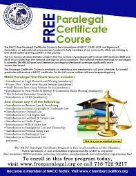 Generally speaking, it can take anywhere from 6 weeks to 4 years. Nacc Free Job Training For Paralegals The New York Public Library