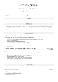 The summary statement is a short paragraph summing up your experience and skills. Graduate Trainee Resume Writing Guide 12 Resume Examples Pdf