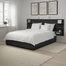 Download in under 30 seconds. Nordli Bed With Headboard And Storage Anthracite Queen Ikea