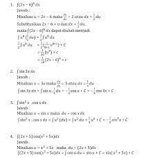 Integral terbagi dua yaitu integral tak tentu dan integral tertentu. Sinau Matematika Ringkasan Materi Integral Dan Contoh Soal