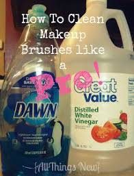 How To Clean Your Makeup Brushes This Really Works Tried It Out Last Night And It Made My Bru How To Clean Makeup Brushes Clean Makeup Makeup Brush Cleaner