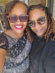 With my Bestie Janice Grant. Beautiful service for your brother, Johnnie.  May he rest in peace. My continued prayers are with you and the family. I  love you much! #grateful