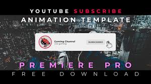 Download all 1,331 text video templates compatible with adobe premiere pro unlimited times with a single envato elements subscription. Animated Youtube Subscribe Button And Bell Icon Template For Adobe Premiere Pro Free Template Youtube