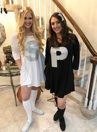The sun and the moon. 45 Unique Best Friend Halloween Costumes Diy Bff Costumes 2021
