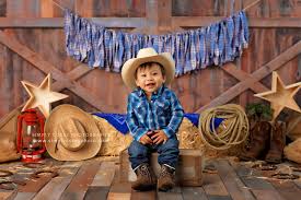 Baby Photographer Near Hiram Ga First Rodeo One Year Studio Session