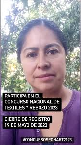 Maira Pedraza, ganadora de un premio especial en la edición 2020 del  Concurso Nacional de Textiles y Rebozo, invita a la comunidad artesanal a  participar en los #ConcursosFonart2023