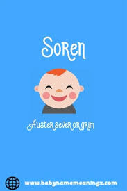 Soren Name Meaning Hebrew Baby Names Names With Meaning Italian Baby Names
