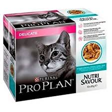 Pro Plan Cat Delicate Nutrisavour With Ocean Fish In Gravy 10 X 85g 850g Pack Of 4 To View Further For Th Canned Cat Food Cat Food Coupons Wet Cat Food