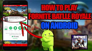 How to get fortnite for battle royale on unsupported ios device? Fortnite Battle Royale Download Android Ios Apk Gaming Tips Fortnite Android