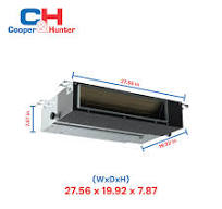 Cooper & Hunter Slim Duct 12,000 BTU 230V 19 SEER Concealed ...