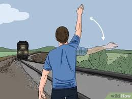 When it is out in the open, jump off the train then ignite the explosives. How To Stop A Train In An Emergency 9 Steps With Pictures