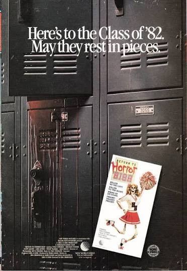 Return to Horror High on VHS ad (1987) | One of George Cloon… | Flickr