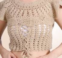 Sunset Ruffle Hand Crochet Tank Top