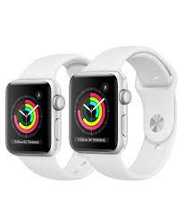 Apple Watch Series 3 Gps 38mm Silver Aluminum Case With White Sport Band Apple