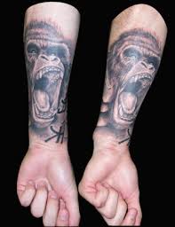 15 Cool Gorilla Tattoo Designs Images And Ideas