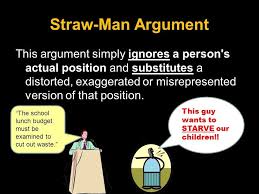 Enter The Straw Man Fallacy Examples Logical Fallacies Critical Thinking
