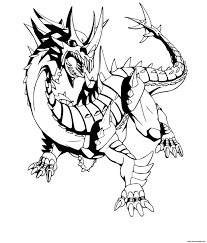 All rights belong to their respective owners. Naga Dragon Bakugan Coloring Pages Printable