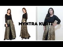 Myntra Kurti Try On Myntra Review Myntra Kurtie Review Xxl Kurties At Myntra Online Shopping Review Youtube